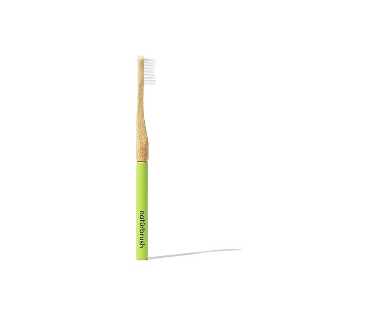 Cepillo de Dientes HeadLess Bambú con Cabezal Verde 1 unidad Naturbrush