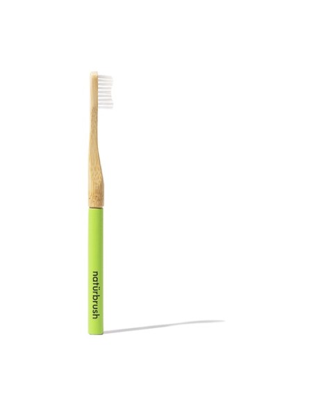Cepillo de Dientes HeadLess Bambú con Cabezal Verde 1 unidad Naturbrush