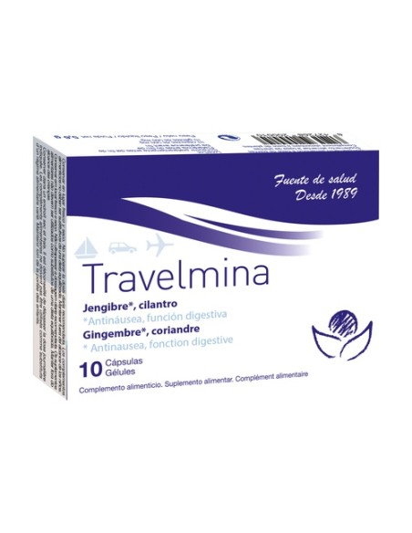 Travelmina 10 cápsulas Bioserum