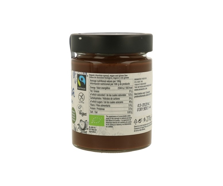 Crema de Chocolate Vegana 270 g La Vida Vegan