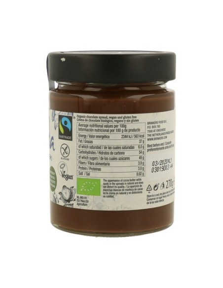 Crema de Chocolate Vegana 270 g La Vida Vegan