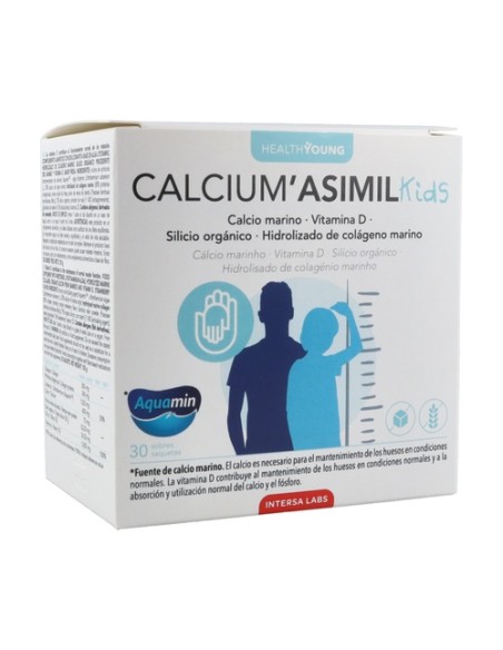 Calcium asimil kids 30 sobres (Fresa) Intersa
