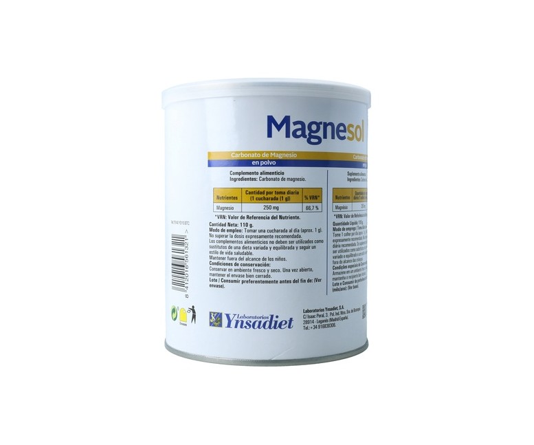 Magnesol 110 g Hijas del Sol