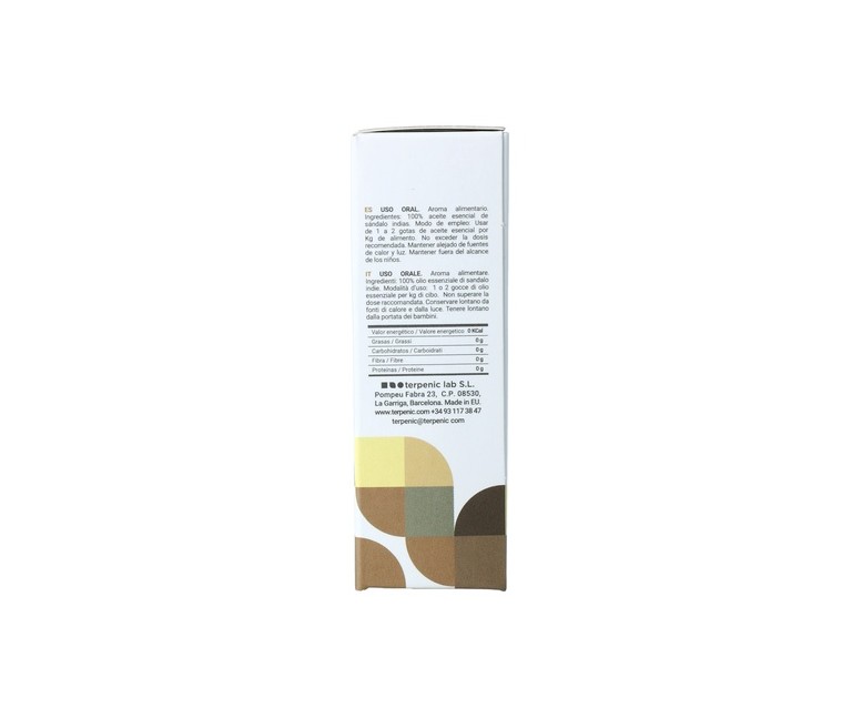 Aceite Esencial Sándalo Indias 10 ml Terpenic