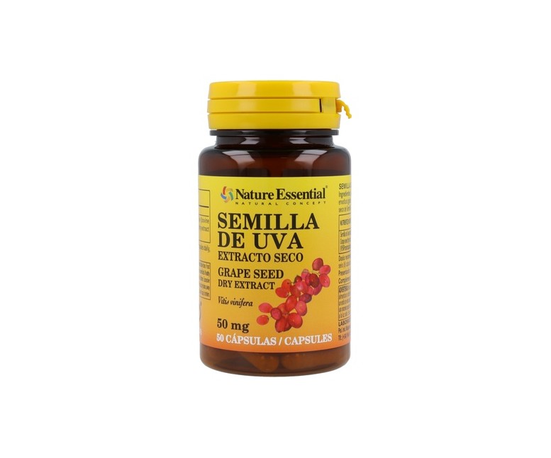 Resveratrol (Semilla de Uva) 50 cápsulas de 50mg Nature essential