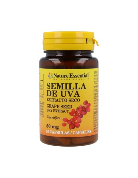 Resveratrol (Semilla de Uva) 50 cápsulas de 50mg Nature essential