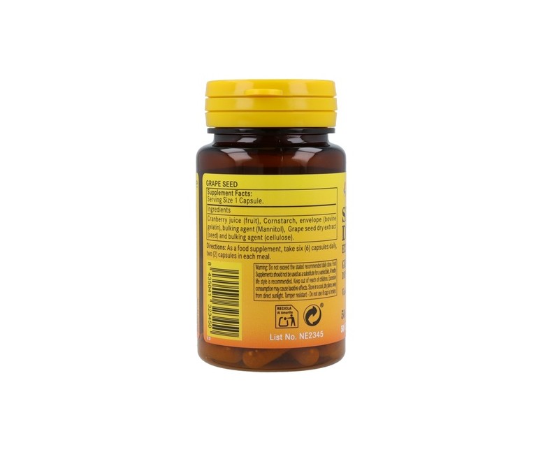 Resveratrol (Semilla de Uva) 50 cápsulas de 50mg Nature essential