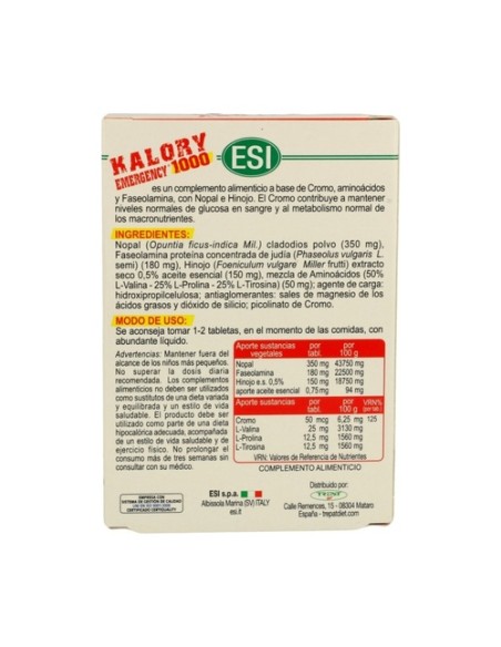 Kalory 1000 24 comprimidos ESI