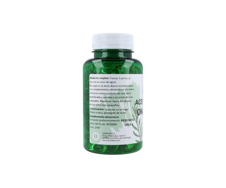 Onagra Dim 180 perlas de 515mg Dimefar