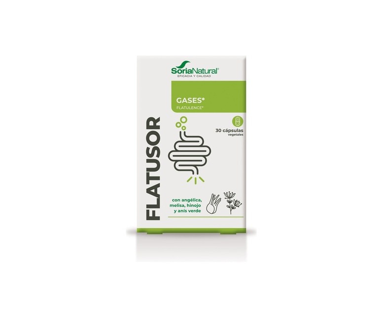 17 C Flatusor (Fórmula XXI) 30 cápsulas Soria Natural