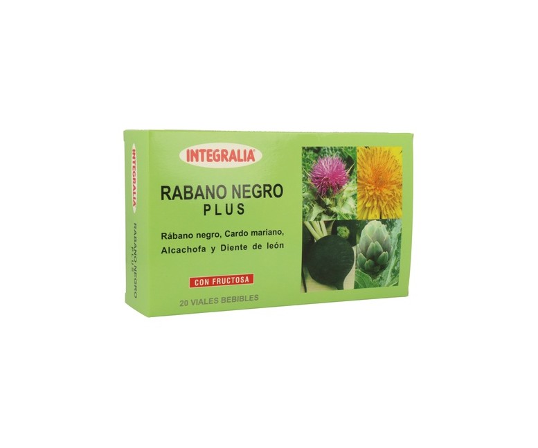 Rabano Negro Plus 20 viales Integralia