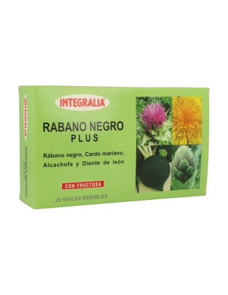 Rabano Negro Plus 20 viales Integralia