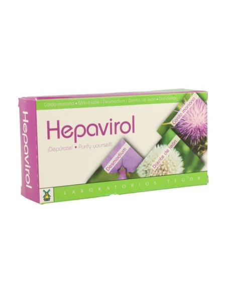Hepavirol 60 cápsulas Tegor