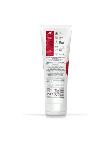 Exfoliante facial Rosa Damascena - piel madura 125 ml de crema Dr. Organic