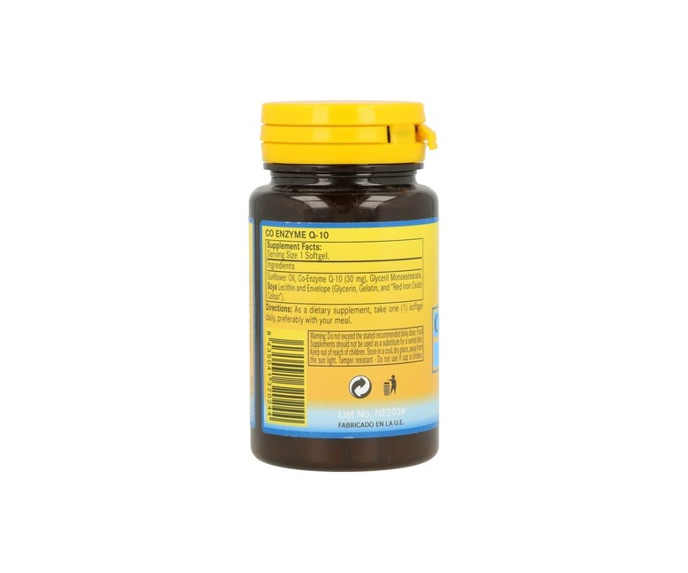 Co-Enzima Q10 30 perlas de 30mg Nature essential