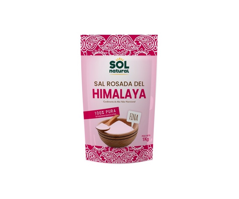 Sal rosa del Himalaya fina 1 kg Sol Natural