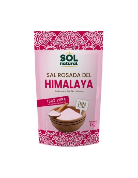 Sal rosa del Himalaya fina 1 kg Sol Natural