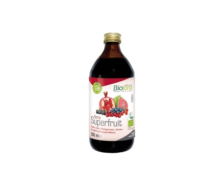 Superfruit forte - concentrado de frutos rojos 500 ml Biotona