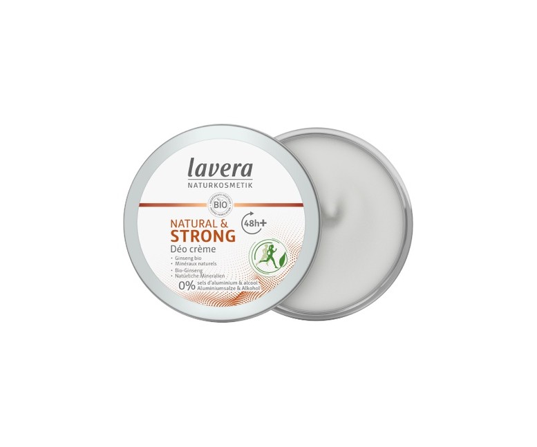 Desodorante crema 48h + strong & natural 50 ml de crema Lavera
