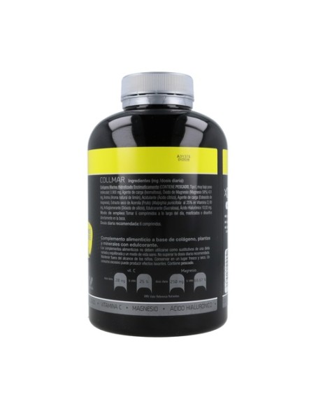 Collmar colágeno marino con magnesio (sabor limón) 180 comprimidos (Limón) Drasanvi