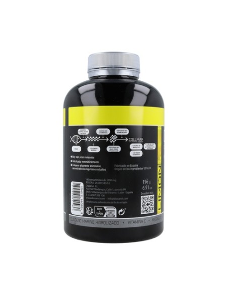 Collmar colágeno marino con magnesio (sabor limón) 180 comprimidos (Limón) Drasanvi
