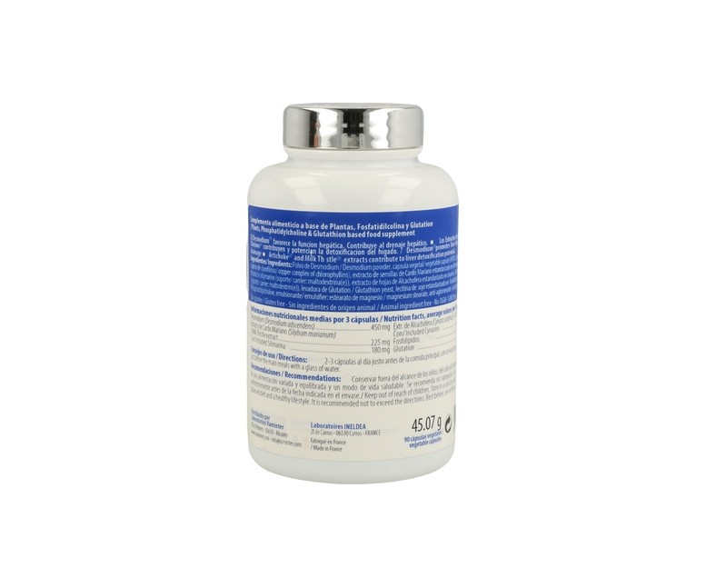 Hepatobil (Desintoxica el Hígado) 90 cápsulas Ineldea 
