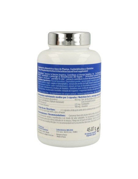Hepatobil (Desintoxica el Hígado) 90 cápsulas Ineldea 