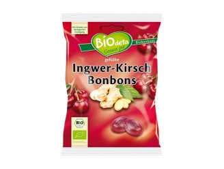 Biodeta Caramelos rellenos jengibre y cereza