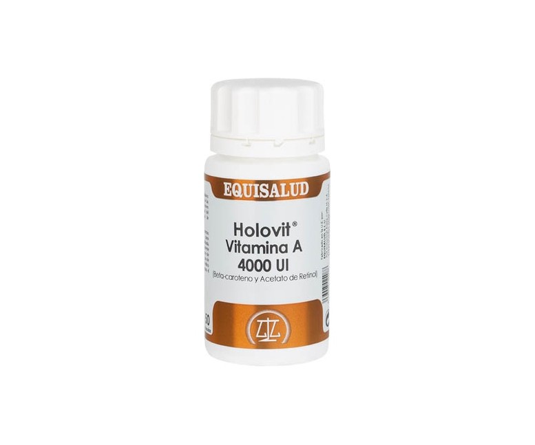 Holovit Vitamina A 4000Ui 50 cápsulas Equisalud