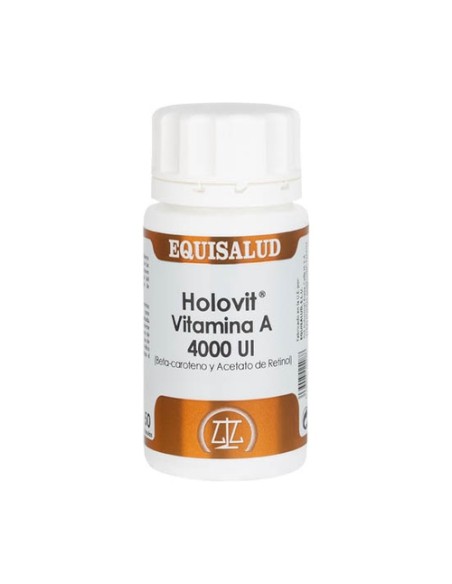 Holovit Vitamina A 4000Ui 50 cápsulas Equisalud