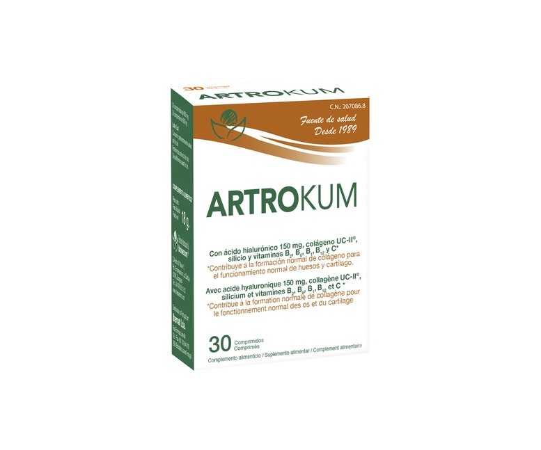 Artrokum colágeno 30 comprimidos de 600mg Bioserum