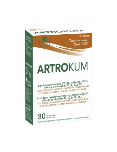 Artrokum colágeno 30 comprimidos de 600mg Bioserum