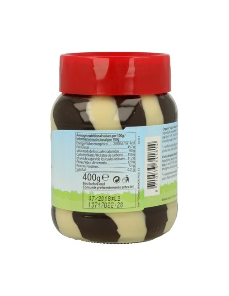 Crema de Algarroba Duo Bio 400 g Nuscarobe