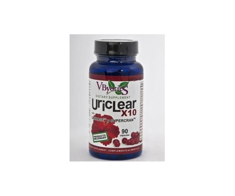 Uriclear (Utirose y Cranberry) 90 cápsulas Vbyotics
