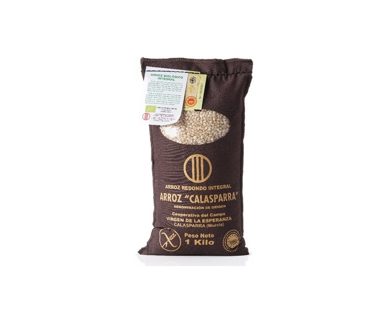 Arroz redondo integral "Calasparra" 1 kg Calasparra