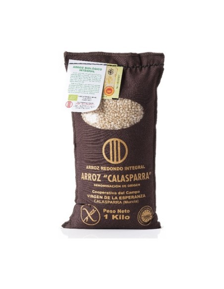 Arroz redondo integral "Calasparra" 1 kg Calasparra