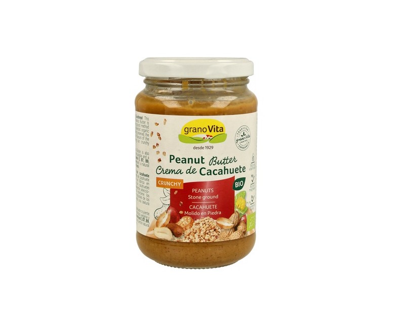 Crema de Cacahuete Crunchy 350 g Granovita
