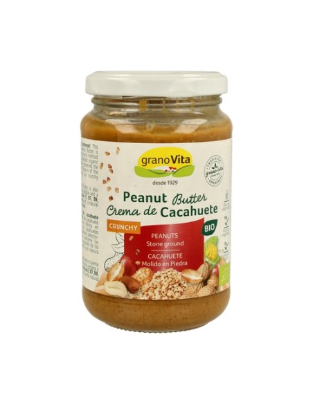 Crema de Cacahuete Crunchy 350 g Granovita