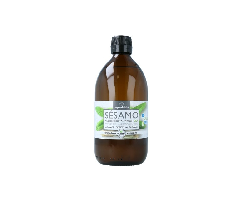 Aceite Vegetal Sésamo Virgen Bio 500 ml de aceite Terpenic