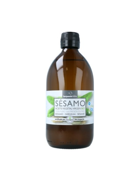 Aceite Vegetal Sésamo Virgen Bio 500 ml de aceite Terpenic