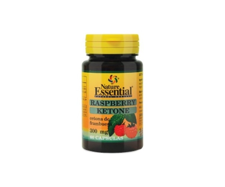 Ketonas de Frambuesa 60 cápsulas de 300mg Nature essential