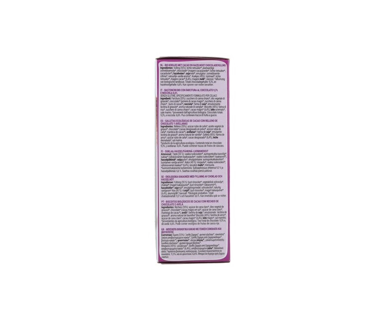 Galletas con Cacao y Avellanas Bio Sin Gluten 125 g (Avellana - Cacao) Le Pain des Fleurs