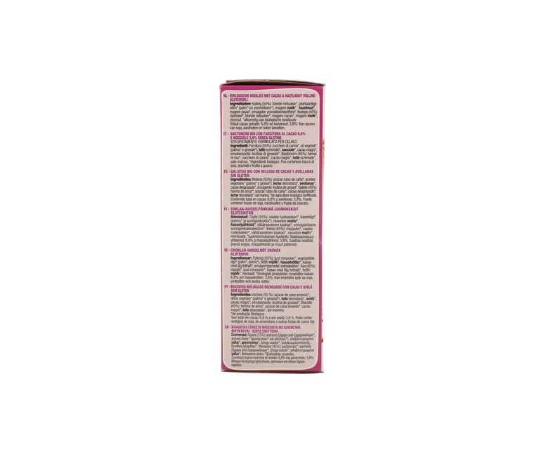 Galletas con Cacao y Avellanas Bio Sin Gluten 125 g (Avellana - Cacao) Le Pain des Fleurs