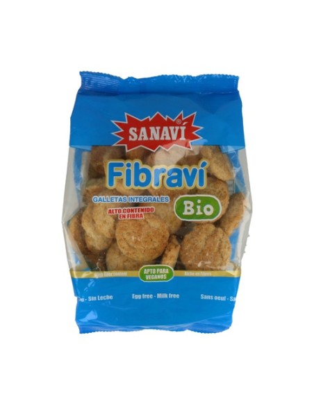 Galletas Fibravi de Coco y Vainilla Bio 300 g Sanavi