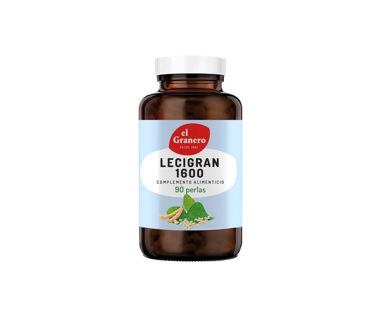 Lecigran (Lecitina de Soja) 90 perlas de 1600mg El Granero Integral