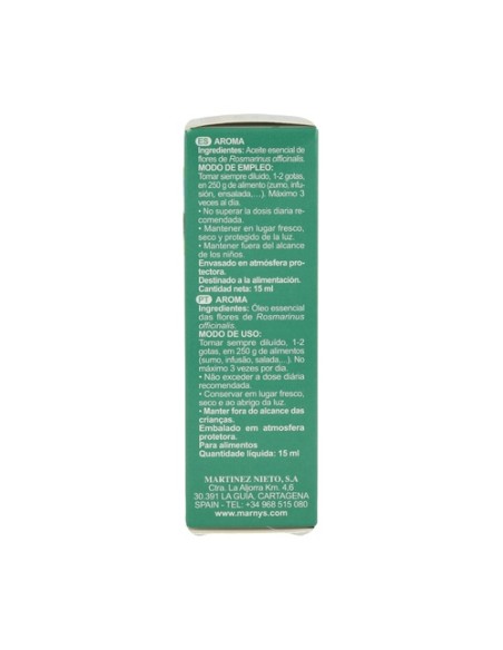 Aceite Esencial de Romero 15 ml (Romero) MARNYS®