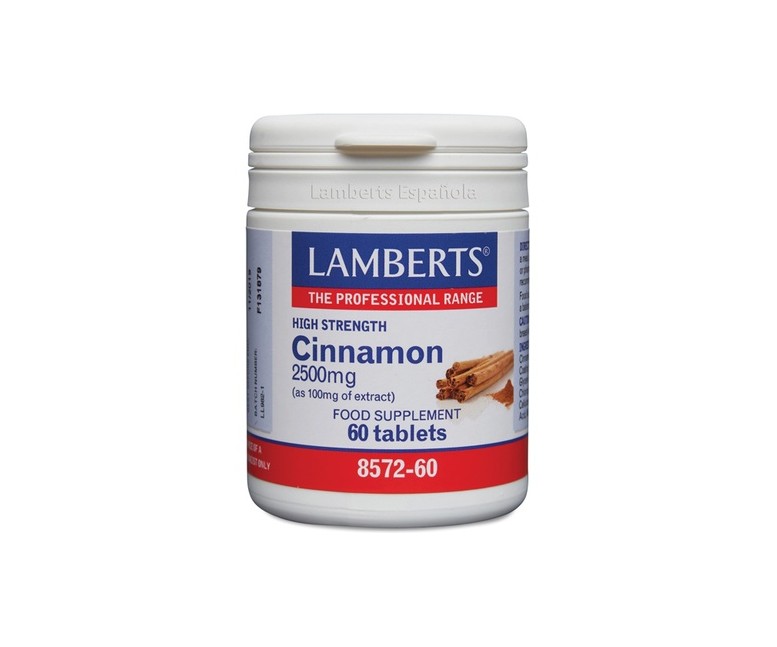 Canela 60 tabletas de 2500mg Lamberts