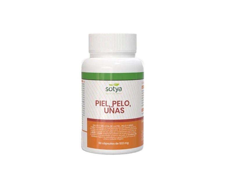 Piel, Pelo y Uñas 60 cápsulas (522mg) Sotya