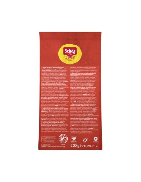 Galletas choco chip sin gluten 200 g Schär