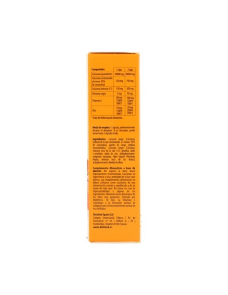 Cúrcumax complex 30 cápsulas de 10000mg Dietmed